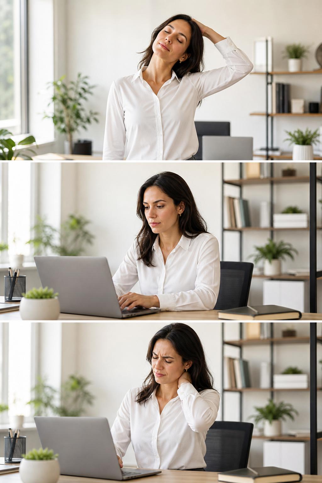 The stretching cycle: temporary relief, back to work, tension returns
